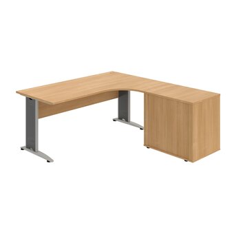 Kancelársky rohový stôl CE 1800 60 HR L